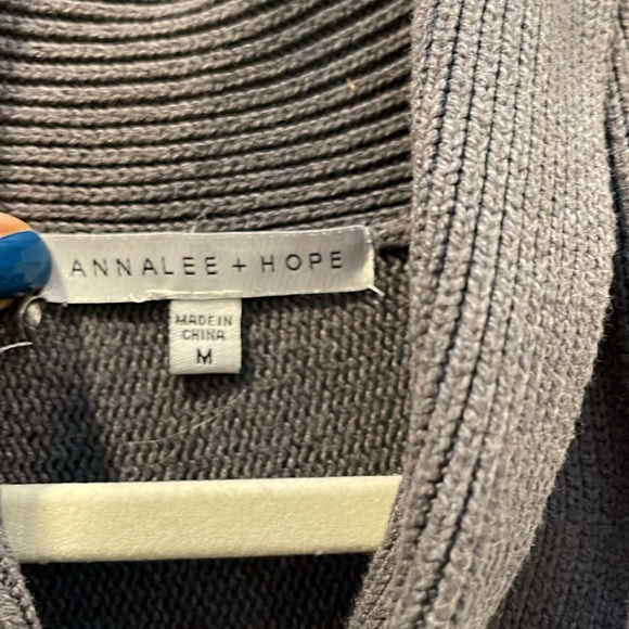 Annalee + Hope poncho sweater size M Medium - Picture 3 of 4